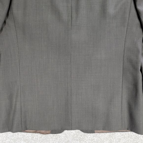 Hugo Boss Galilei Omega Suit Mens 42S Tan Brown Flat Knit Wool Blend Two Button - Picture 7 of 16